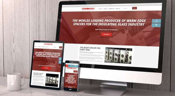 Rolltech updates website and app for insulating glass industry