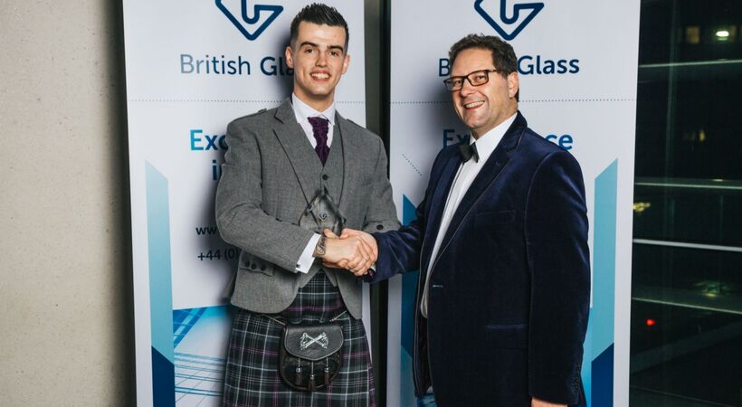 Matthew Demmon (right) is Managing Director of glass merchant and consultancy firm MKD32 and took over from previous President Steve Severs at the start of 2021.