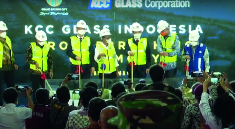 KCC Glass Corp has started to construct a 438,000 t/year float glass plant in Batang, Indonesia