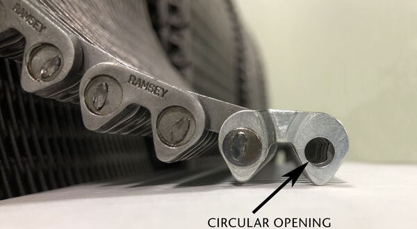 Engineers Design an Easy-To-Connect Side Link for Sentry 2-Pin Chains at Ramsey