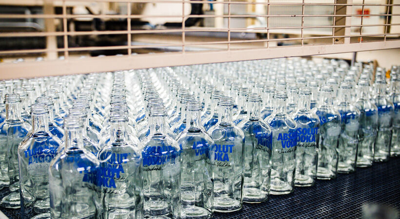 Ardagh Glass helped redesign the Absolut vodka glass bottle, in its first refresh since 1979