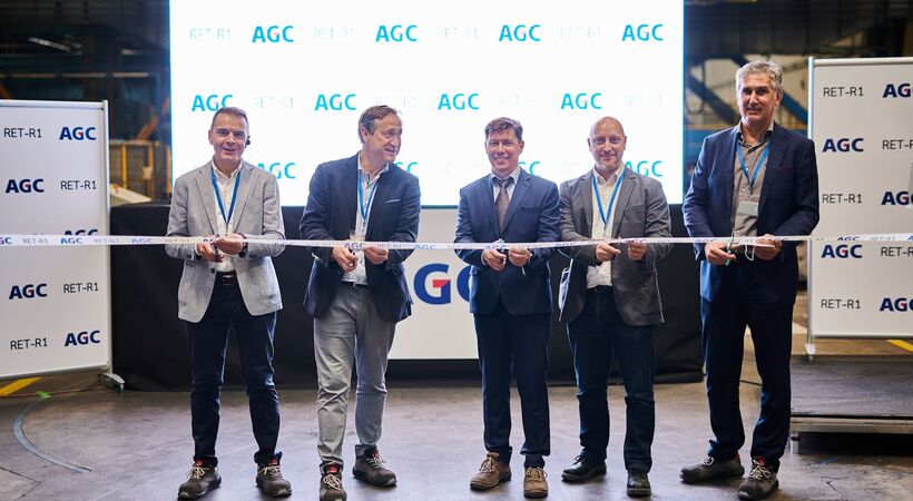 AGC Glass Europe inaugurated a float line at its Retenice, Czech Republic glass production site.