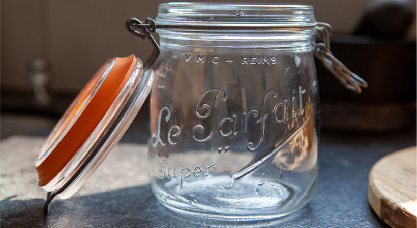 Le Parfait is known for its iconic glass jars and lids