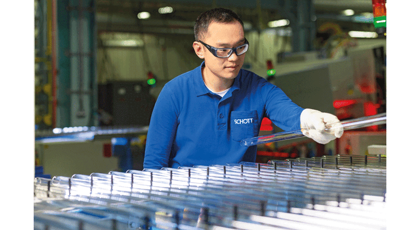 Schott will invest €70 million in its pharmaceutical glass plant in Jinyun, China.