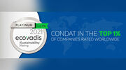 Condat receives the EcoVadis Platinum medal
