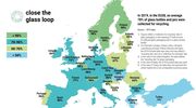 Glass containers recycling rate hits record European high in 2019