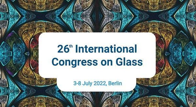 The ICG 2022 International Congress on Glass takes place in Berlin in July.