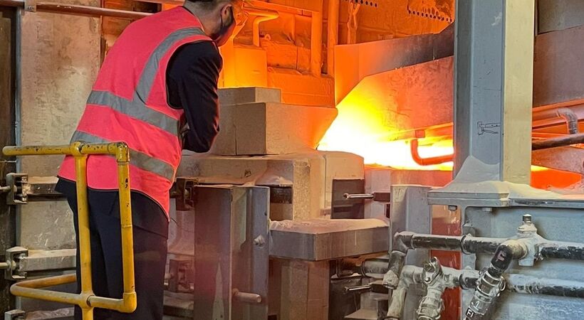 Shadow Ministers visits Pilkington amid energy crisis