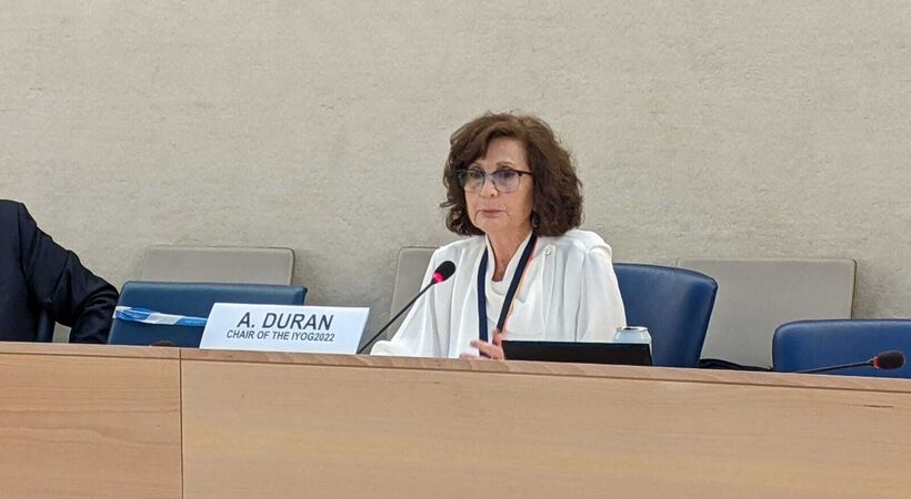 International Year of Glass Chairperson Prof Alicia Duran helped launch the celebrations earlier today at the United Nations headquarters in Switzerland.
