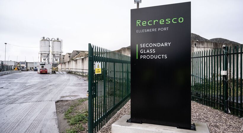 Recresco’s Ellesmere Port facility will supply Encirc with processed glass to manufacture new bottles and containers.
