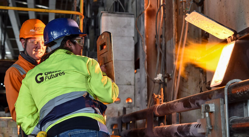 St Helens Councillor Mancyia Uddin was invited to the demonstration at Pilkington UK’s Greengate site.