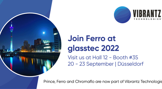 Ferro to exhibit at glasstec as Vibrantz Technologies
