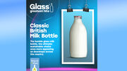 Milk bottle voted as UK's most iconic glass packaging