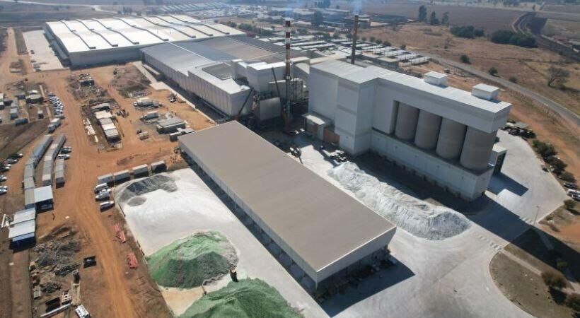 Construction of the third glass production furnace at Ardagh's Nigel, South Africa site is expected to be completed by the end of this year.