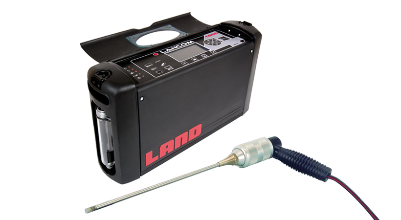 Ametek Land's Lancom 4 portable flue gas analyser measures the key parameters needed to understand and adjust the burner controls.