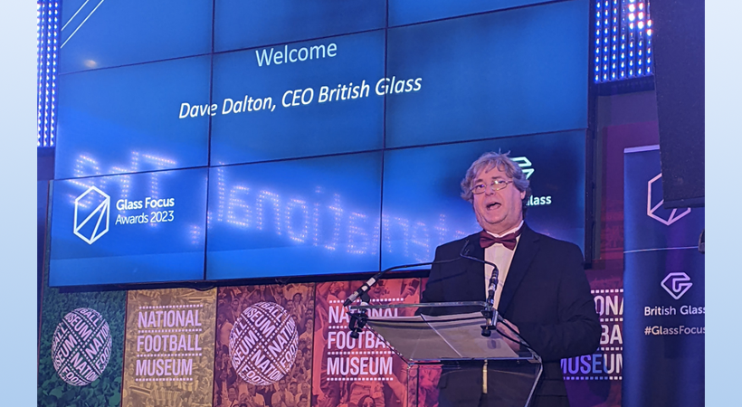 Dave Dalton spoke at the Glass Focus Awards held in Manchester, UK last week.