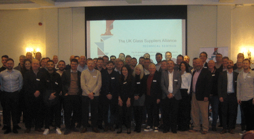 UK glass manufacturing companies such as Ardagh Glass Packaging, Encirc and Verallia attended the UK Glass Suppliers Alliance seminar.
