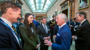 Ciner Glass Chair meets King Charles at Global Investment Summit