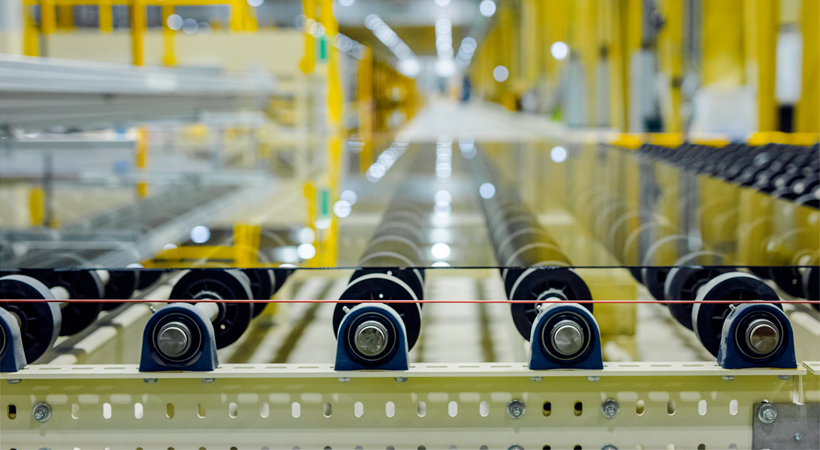 A float line at Guardian Glass's plant in Czestochowa, Poland.