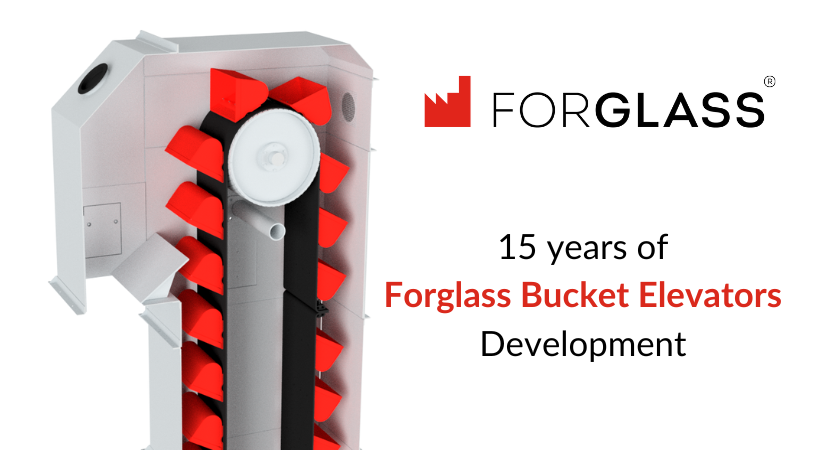 Forglass is celebrating 15 years of its Bucket Elevator technology