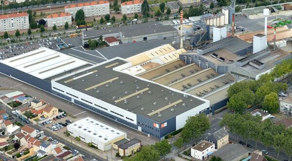 Saverglass in Le Havre glass facility hybrid furnace plan