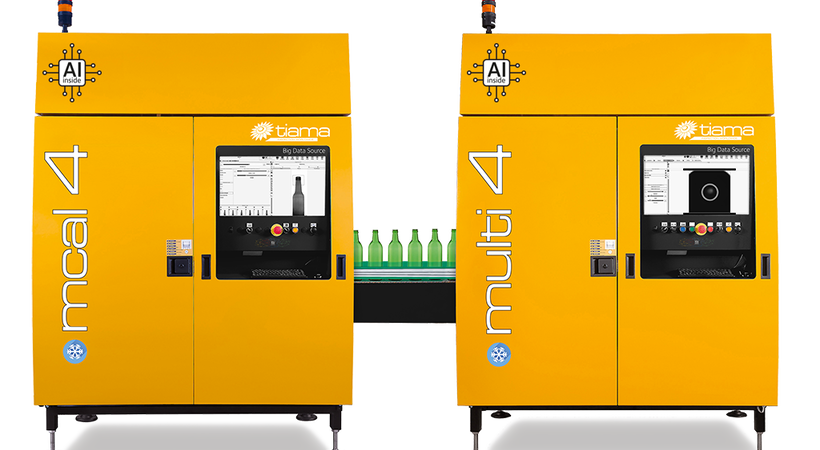 The MCAL 4 AI sidewall machine runs high-speed production inspection with Artificial Intelligence.