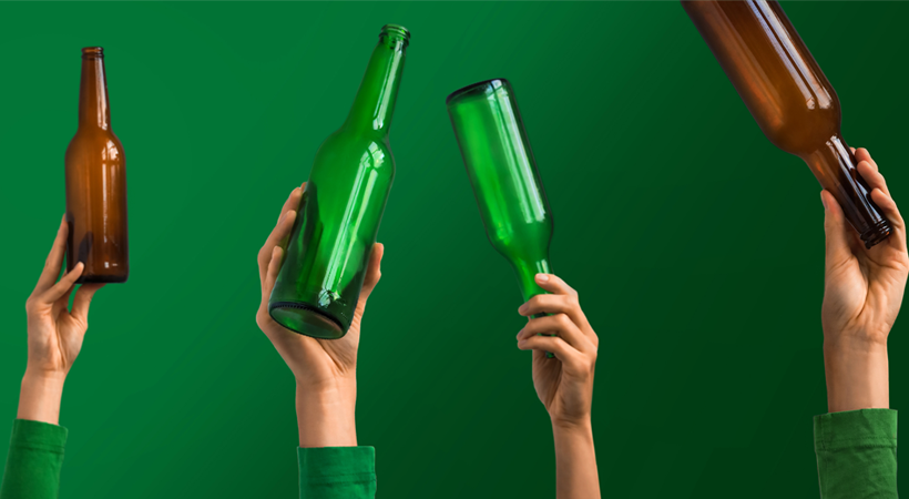 British Glass’ updated report outlines a path for the UK to reach a 90% glass packaging recycling rate by 2030.