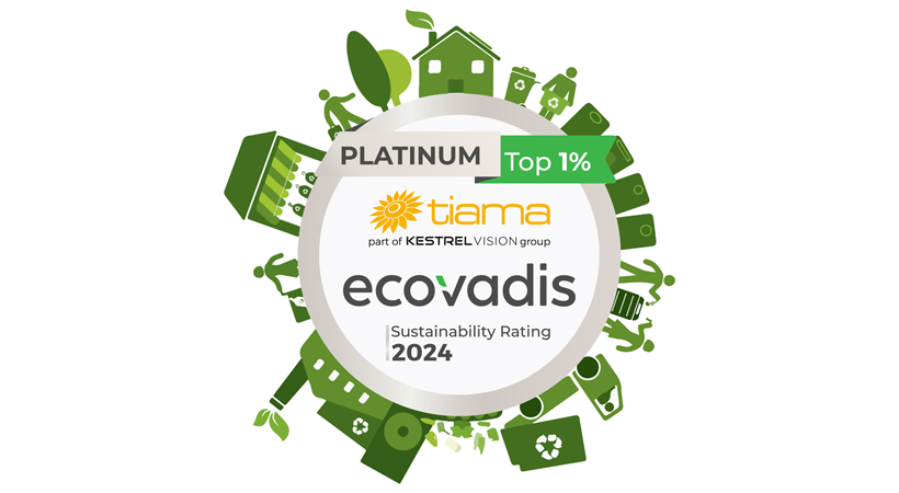 Tiama has received a platinum medal from EcoVadis, a Corporate Social Responsibility (CSR) platform.