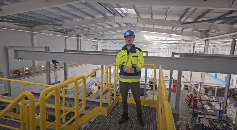 Aston Fuller, General Manager at Glass Futures, takes the viewer on a tour of the manufacturing facility in the organisation's latest video.
