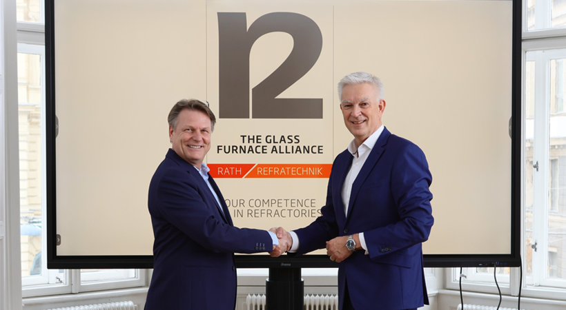 From left to right: Andreas Pfneiszl, Speaker of the Executive Board, Rath Group, and Rainer Gaebel, Managing Director of Refratechnik Holding. [Image: Rath]