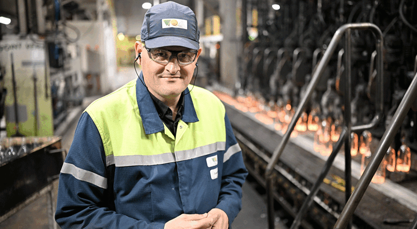 Verallia has completed a glass furnace investment at the Verrerie Ouvrière d'Albi facility in France, said Fabien Cordier, Director of the Albi VOA site (pictured)..