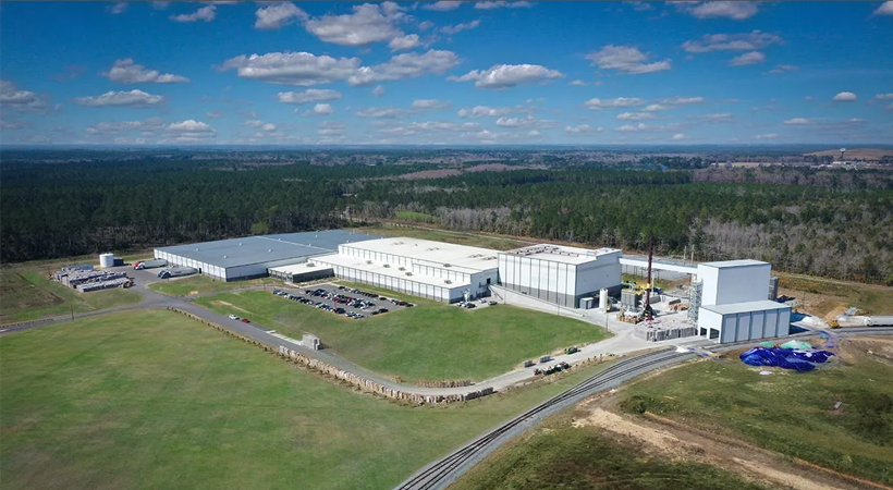 Arglass' plant in Georgia emits 82% less NOx emissions than other regional glass plants.