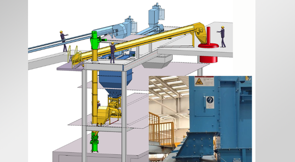 Zippe extends batch plant for Chinese glass manufacturer