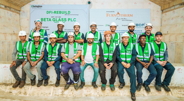 Furnotherm delivers record-breaking furnace rebuild for Beta Glass