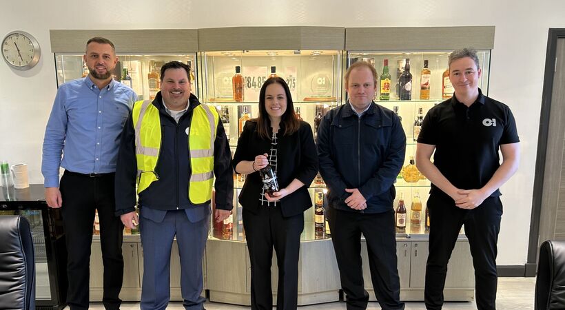 O-I Glass' Alloa manufacturing site hosted the Scottish First Minister Kate Forbes recently.