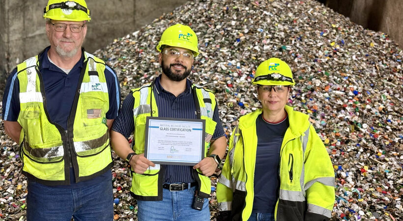 •	FCC Houston, TX. Pictured: David Fiest (Maintenance Manager), Cesar Garcia (GM), and Anabel Martinez (Ops Manager)