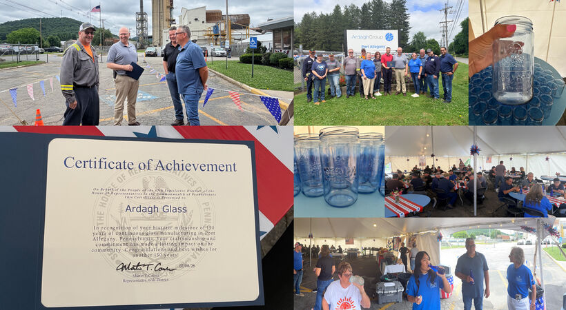 Ardagh's Port Allegany, Pa, USA glass manufacturing facility celebrated its 130th anniversary recently.