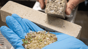 Research finds recycled glass can be used as substitute when creating polymer concrete