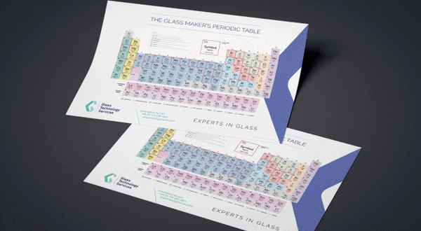 GTS develops glass-specific periodic table to celebrate 150 years
