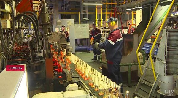 Gomel Glass open plant after reconstruction in Belarus