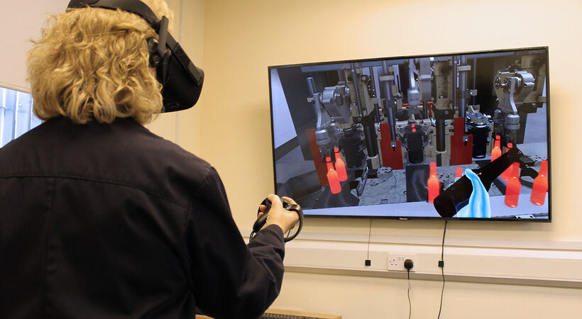 Virtual reality helping to train Beatson Clark operators