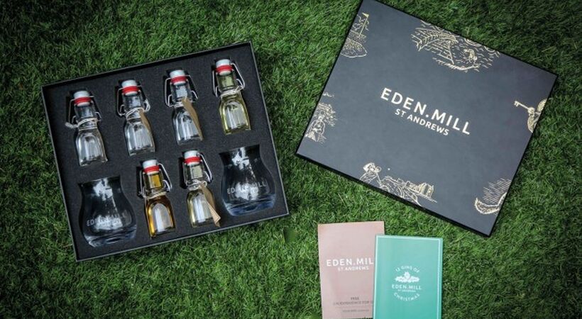 Croxsons celebrates success of Eden Mill’s ‘12 Gins of Christmas’ stylish miniatures
