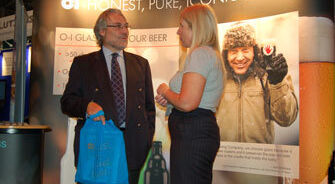 O-I’s black glass attracts brewers