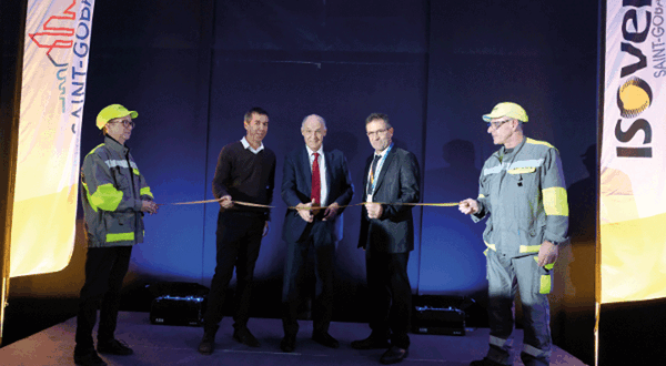 Saint-Gobain inaugurates French blowing glass wool production line