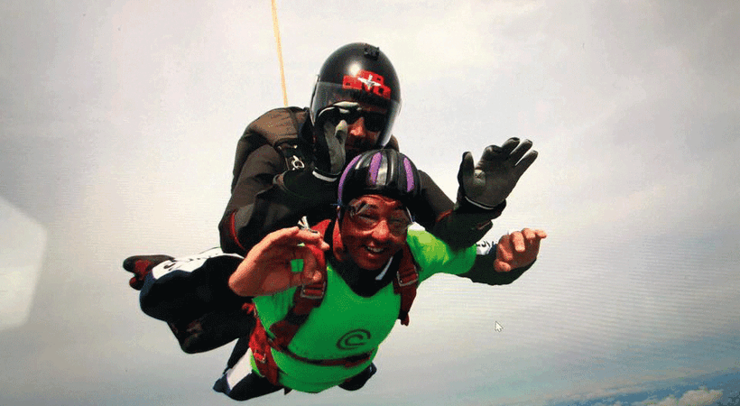 Team skydive sees Encirc raise more than £36,500 for cancer charity